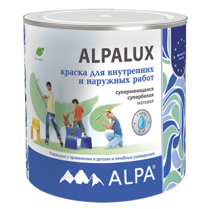 Краска ALPA АльпаЛюкс DIY в/д для стен и потолков (0,9л)