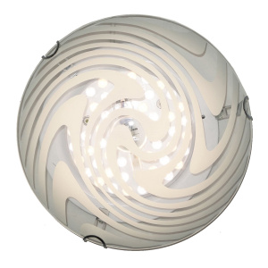 Светильник настенно-потолочный светодиодный РОССвет  24W регулируемый свет, белый РС20981 WT/1