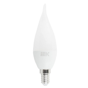 Лампа светодиодная IEK Е14 CB35 7W 4000К (LLE-CB35-7-230-40-E14) свеча на ветру