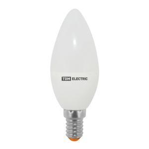 Лампа-диммер светодиодная TDM Е14 С37 6W 4000К