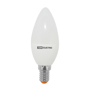 Лампа-диммер светодиодная TDM Е14 С37 6W 3000К