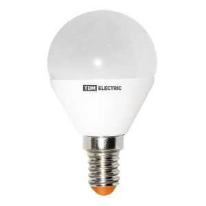 Лампа-диммер светодиодная TDM Е14 G45 6W 4000К
