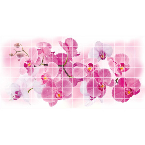 Панель ПВХ Мозаика Орхидея Розея 955*480 мм