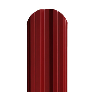 Штакетник металлический М-образный ПЭ-102*1500мм вишня(RAL3005)