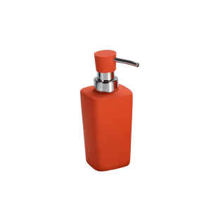 Дозатор для жидкого мыла АКВАЛИНИЯ Orange (CE0431U-LD), керамика с полимер. покрытием, коралловый