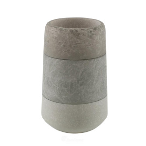 Стакан RAINDROPS Дублин, керамика с полимер. покрытием, серо-зел. (BPO-1101C)