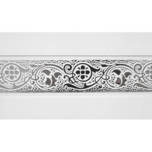 Планка декоративная для шины потолочной MAGELLAN Грация 250см серебро, белый