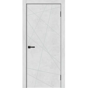 Дверь межкомнатная ПВХ Geometry GEO-1 700 Бетон снежный