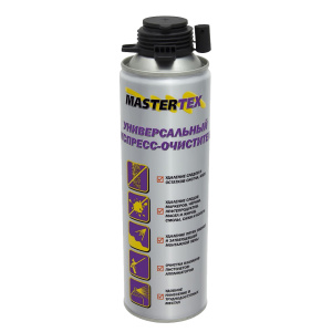 Очиститель монтажной пены MASTERTEX экспресс (360гр/245гр)
