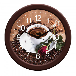 Часы настенные Energy кофе ЕС-101 кварцевые