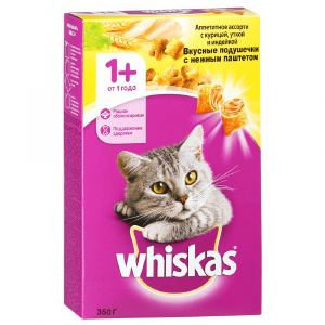 Корм для кошек Whiskas п/паш кур/инд 350г