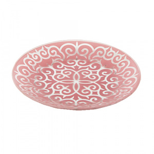 Тарелка десертная Ninaglas Восток 20см 85-099-20 розовый