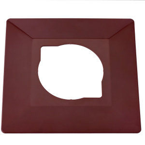 Рамка Bylectrica декоративная накладка под выключатель, шоколадная (ЮЛИГ.735212.410), шоколад