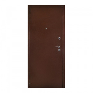 Дверь стальная Лайт 21 Антик медь/Миланский орех 860х2050х60мм, прав.