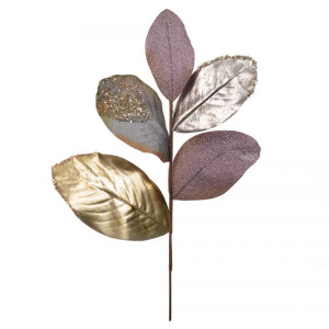 Растение искусственное металлический пурпур h-58см