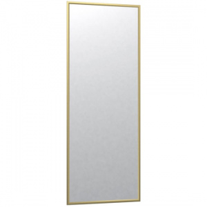 Зеркало Мебелик Сельетта-6 110*40*9см матовое золото