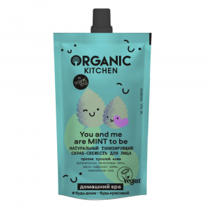 Скраб для лица Organic Kitchen You And Me Are Mint To Be 100мл