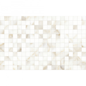 Плитка настенная Calacatta Gold 40х25 мозаика (10100001118) белая (1уп-1,4 м2/14шт)