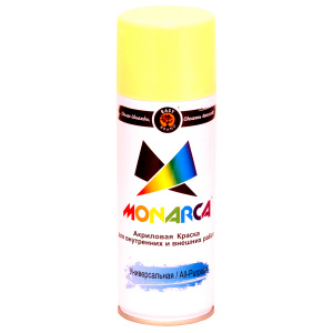 Краска аэрозольная Monarca (520мл), RAL1015 Светлая Слоновая Кость