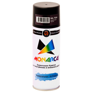Краска аэрозольная Monarca (520мл), RAL7024 Серый Графит