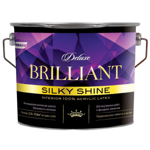 Краска интерьерная PARADE DELUXE Brilliant silky shine База А (2,7л)
