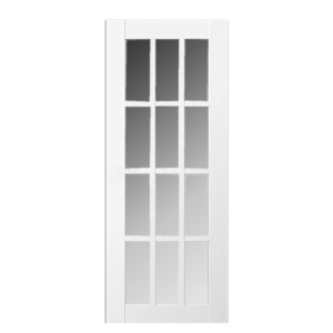 Дверь межкомнатная с остеклением Эмаль-Soft NEO- 696 ПО 700 Белый ясень