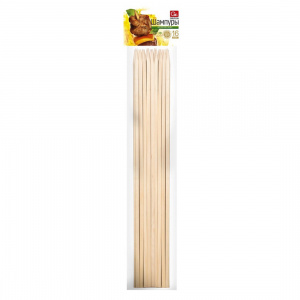 Шампуры деревянные GRIFON Premium ECO, 40 см, береза, 16 шт