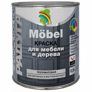 Краска ВД-АК 115 'Mobel' для мебели база А (0,9л)