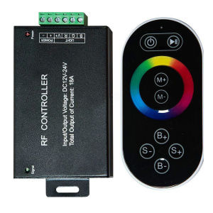 Контроллер FERON к LED ленте RGB 12/24v с сенсорным ПДУ