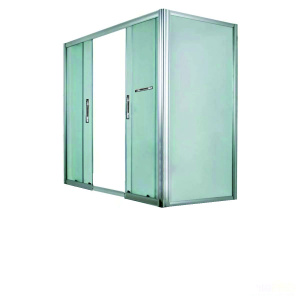 Стенка боковая AL-1680 для AL-161/AL-162: 800x1500 универсальная,прозрачное стекло 5мм
