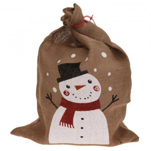 Мешок для рождественских подарков Koopman, джут, 50x70x0.5 см