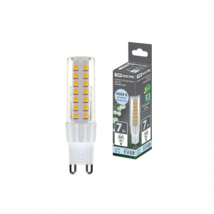 Лампа светодиодная TDM G9 7W 230V 4000К SMD 17,5x65,5 мм, SQ0340-0226