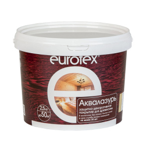 Аквалазурь EUROTEX, сосна (2,5л)