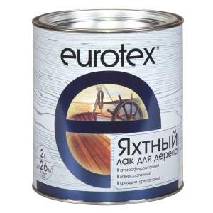 Лак яхтный EUROTEX, п/матовый (2л)