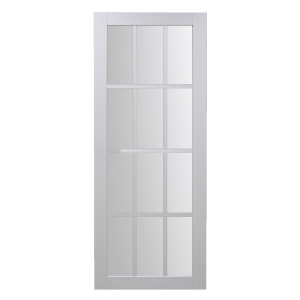 Дверь межкомнатная с остеклением Турин_542.2222.80 Эко-Шпон Белый снежный Мателюкс, нестанд.