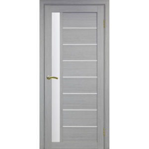 Дверь межкомнатная с остеклением Турин_554.21.60 ЭКО-шпон Дуб серый FL