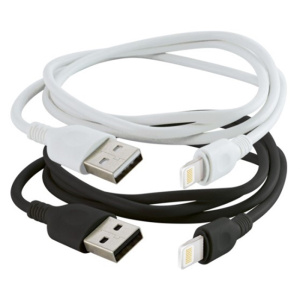 Дата-кабель, ДК 3, USB - Lightning, 1 м, черный, TDM