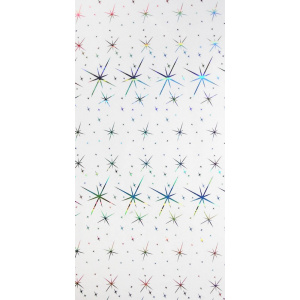 Панель потолочная ПВХ, Галактика белая, термоперевод, 1800*250*8мм