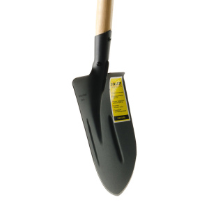 Лопата ZINLER штыковая универсальная с деревянным черенком 960 мм и ручкой