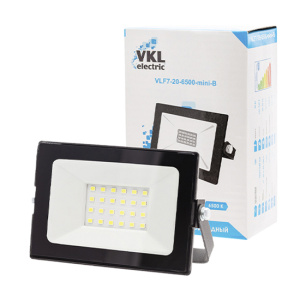 Прожектор LED  VKL electric 20W VLF7-20-6500-mini-B 6500К 2400Lm 220V IP65