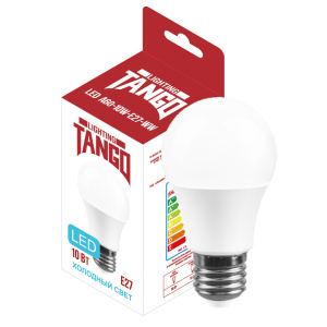 Лампа светодиодная TANGO E27 10W A60 6500K