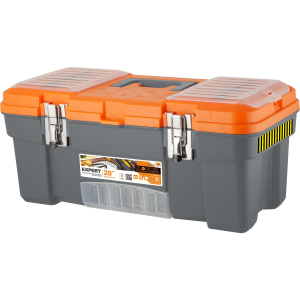 Ящик для инструментов BLOCKER Expert 20', 508*256*225мм, серо-свинцовый/оранжевый
