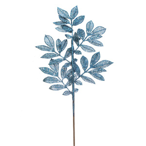 Растение искусственное Ветка Осина в изумрудном 65x13см