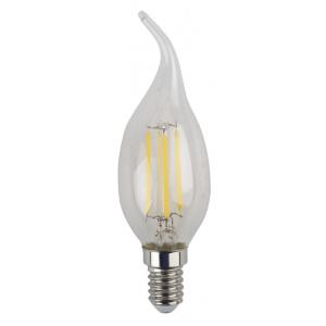 Лампа светодиодная филаментная  ВКЛЮЧАЙ E14 FLM 11W  4000K cвеча на ветру прозрачный (1201442)