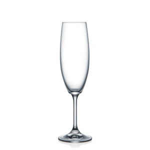 Набор бокалов для шампанского BOHEMIA CRYSTAL Лара 40415 220мл 6шт
