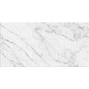Плитка настенная BELANI Marble BL 60х30, белый гексо (1уп-1,62м2/9шт)