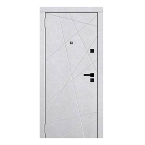 Дверь металлическая GEROY1 Бетон снежный 860 левая
