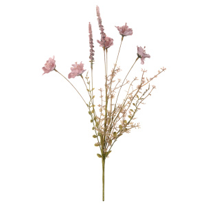 Растение искусственное Вещицы Кореопсис h-55см светло-розовый