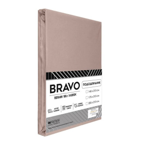 Простынь BRAVO 1.5сп.150х215см поплин 143367
