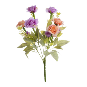 Букет искусственных цветов ФЕНИКС-ПРЕЗЕНТ Разноцветные розы 88196 38x28x20см